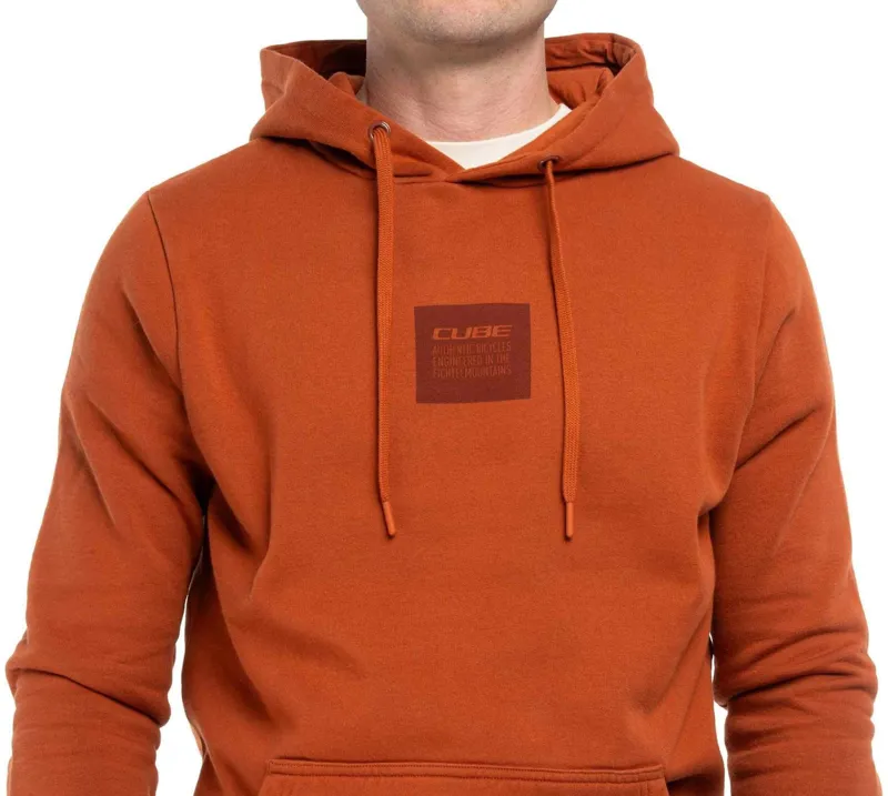 Cube Organic Hoodie Roots in Red-2